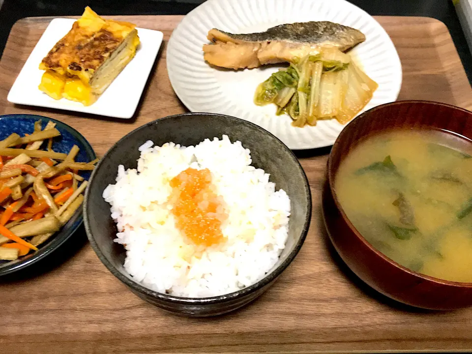 タラと白菜の和風煮・明太ご飯の親子献立|Tak@さん