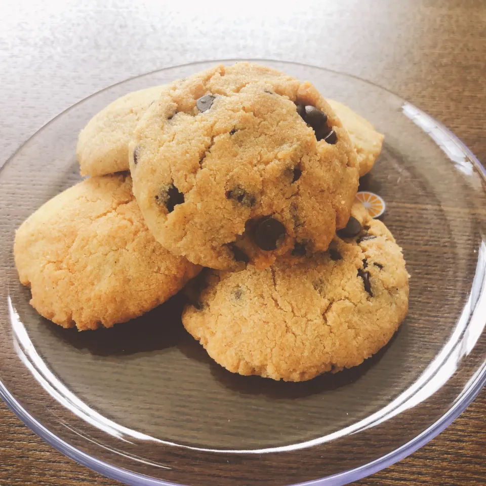 Gluten-free raisin & chocolate cookies🍪|Makigelinaさん