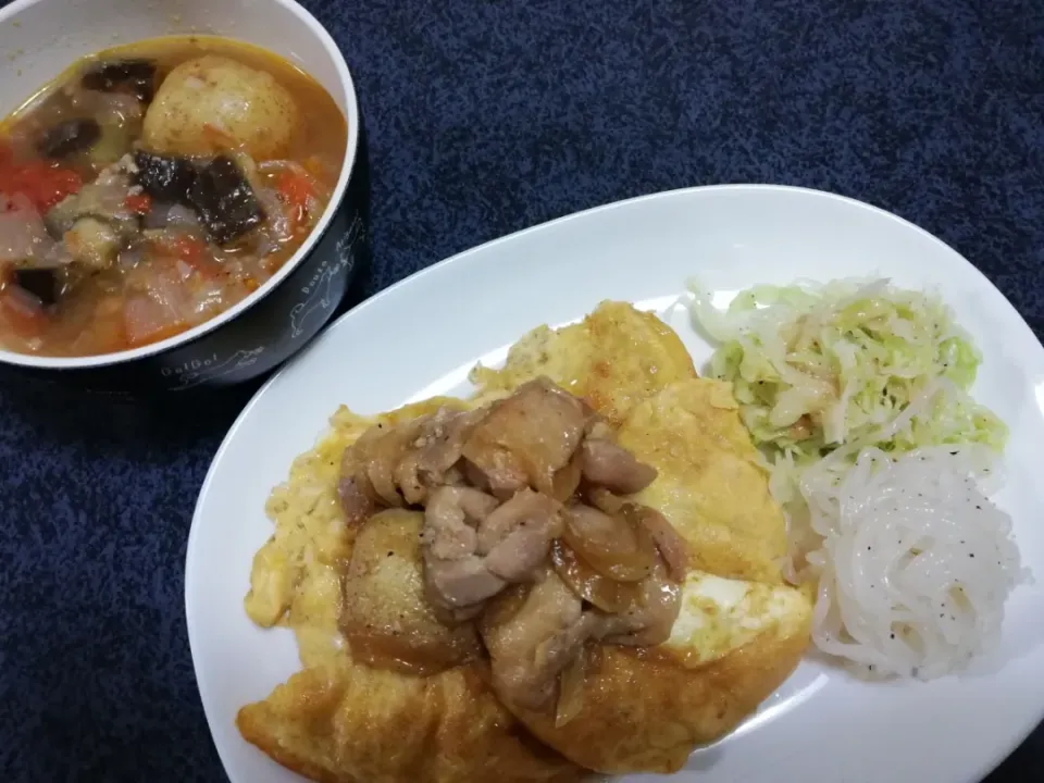 夜ご飯(7/13)|はりねずみさん