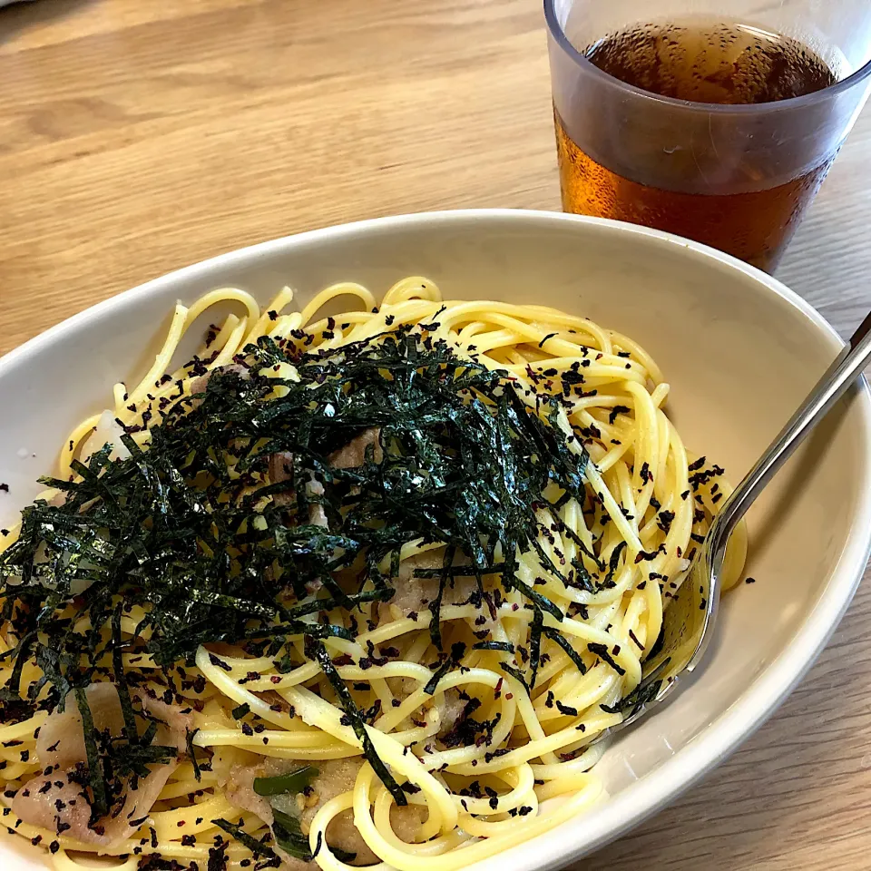 豚とシソのさっぱりパスタ|muluckyさん