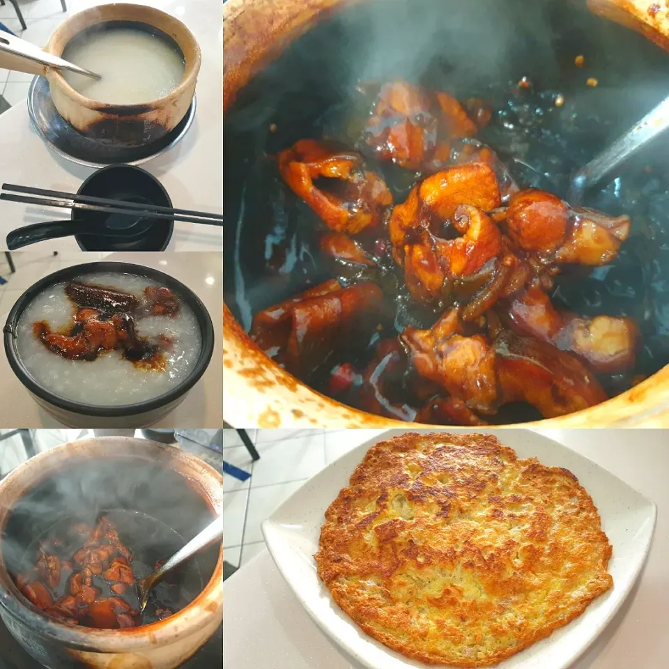 Claypot Porridge + Eel + Chicken + 菜脯蛋|envymaqueenさん