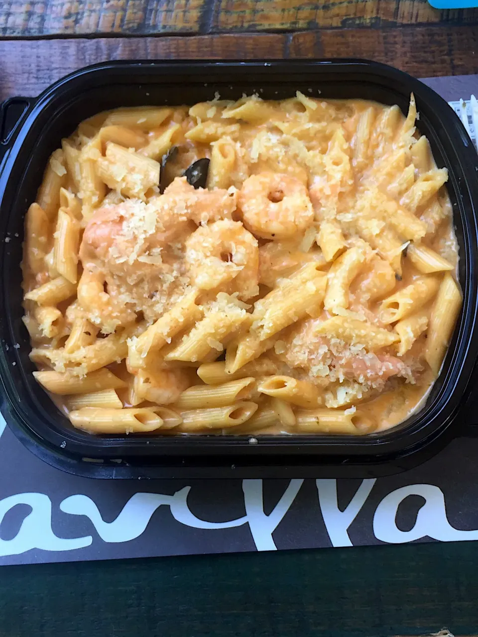 Seafood pink sauce pasta|falashmawiさん