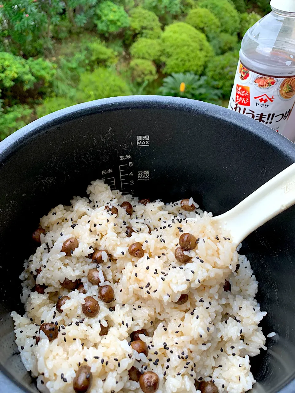 これうまつゆ むかご炊き込みご飯 混ぜ混ぜ|シュトママさん