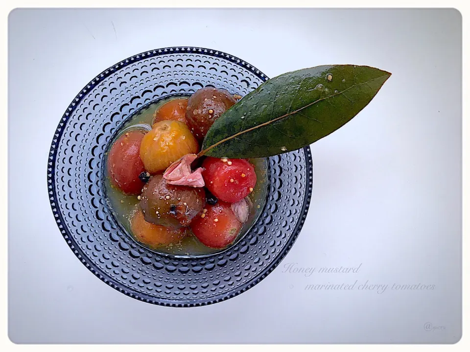 izoomさんの料理 プチトマトのハニーマスタードマリネ 【Honey mustard marinated cherry tomatoes】|yucca@さん