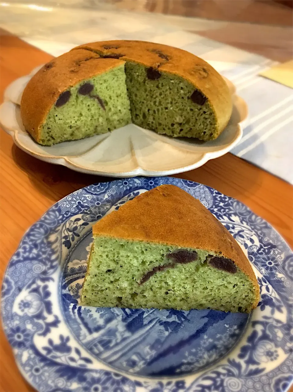 炊飯器で作る抹茶と餡子のケーキ|leilaniさん