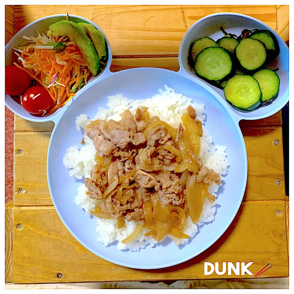 DK13  #吉◯家の牛丼を家で出来る限り再現(子供ごはん)|DUNK.NDさん