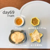 Snapdishの料理写真:はじめてのマンゴー|あーたさん