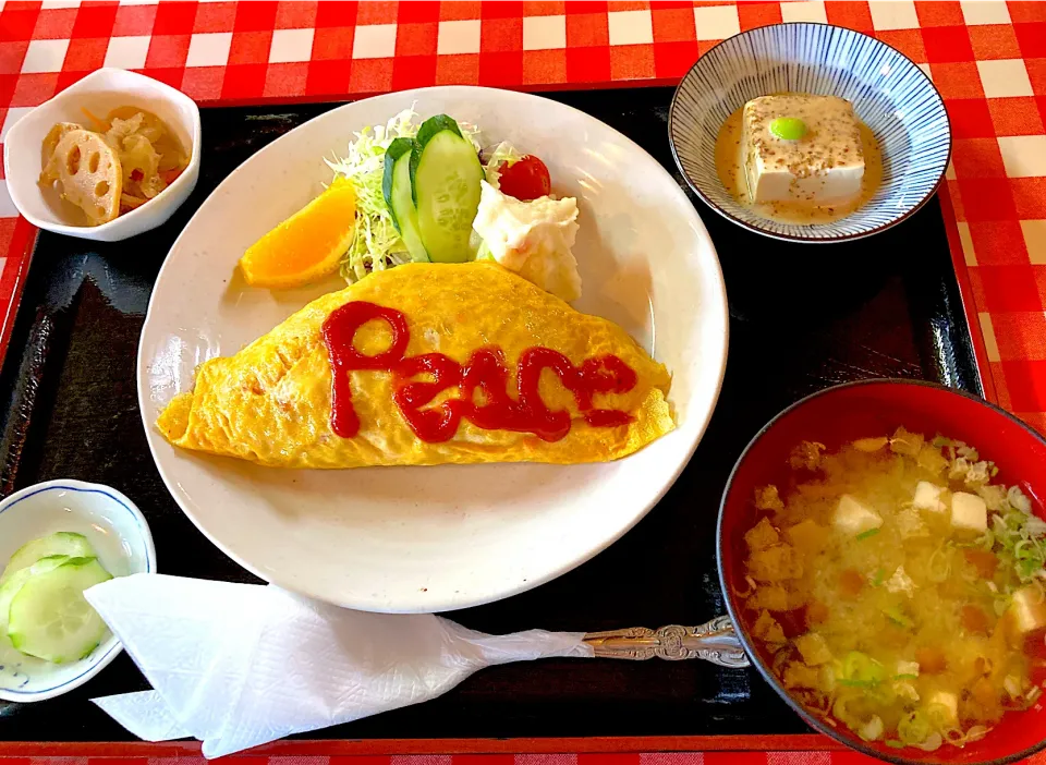 本日の賄い(7/14 オムライス定食)|かぴかぴさん