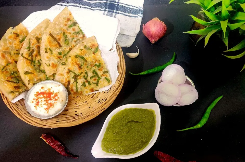 Anusha Kurup's dish Paneer Aloo paratha|Anusha Kurupさん