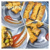 Spring rolls|ASHA's food platterさん