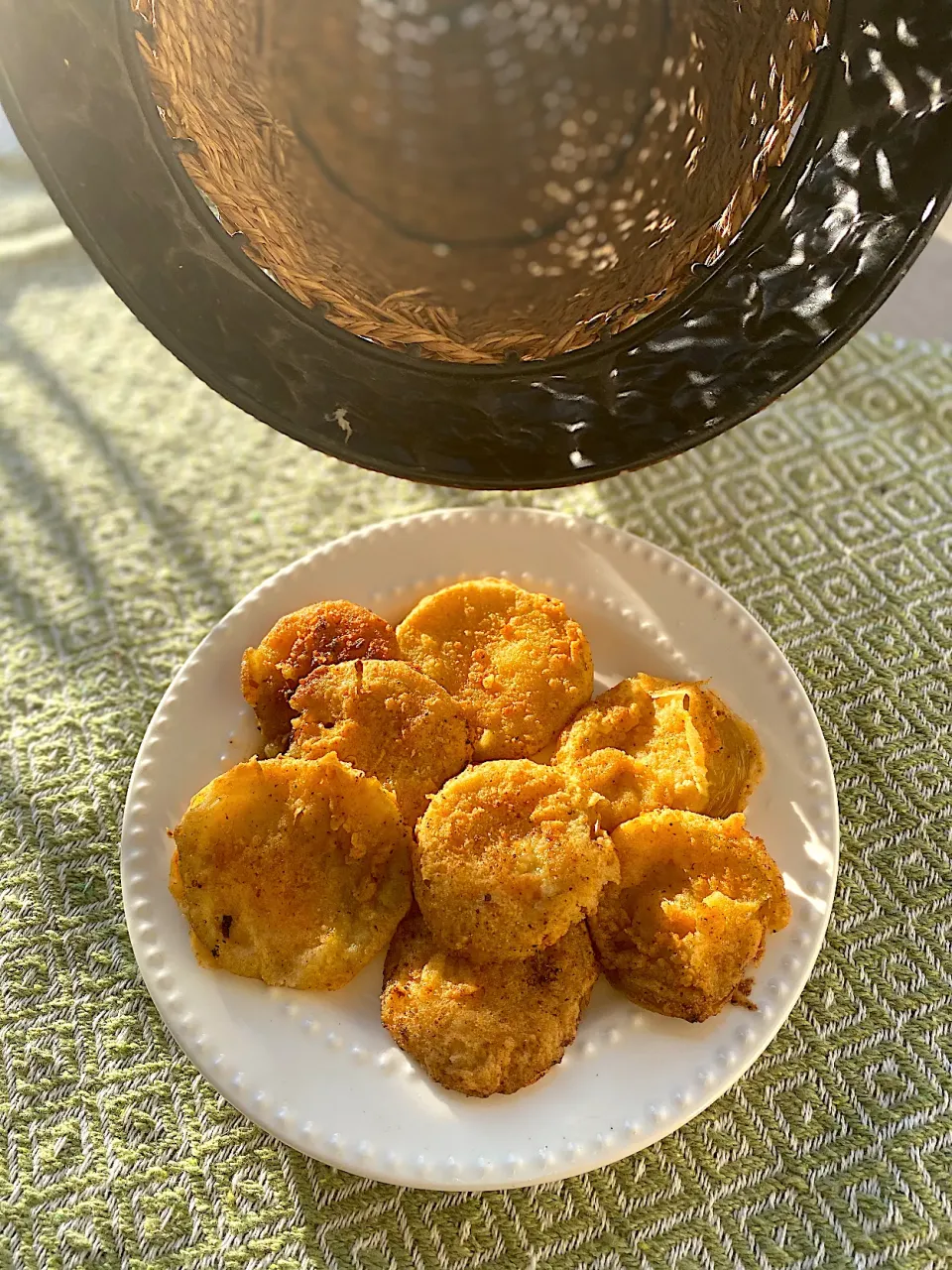 Golden Fried Green Tomatillo!👌🏽|Nubian Queenさん