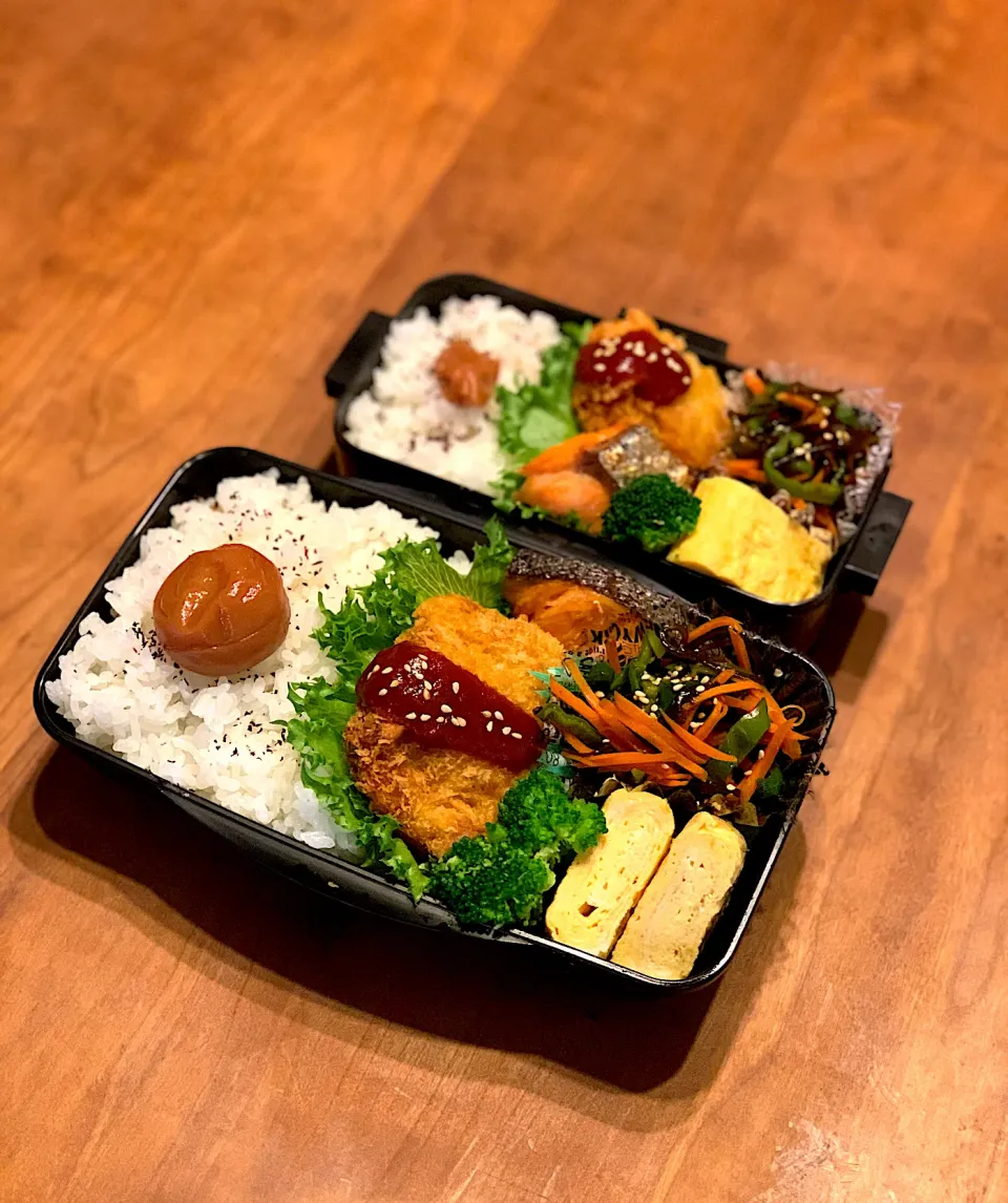 さわらメンチカツ弁当|きりさゆさん