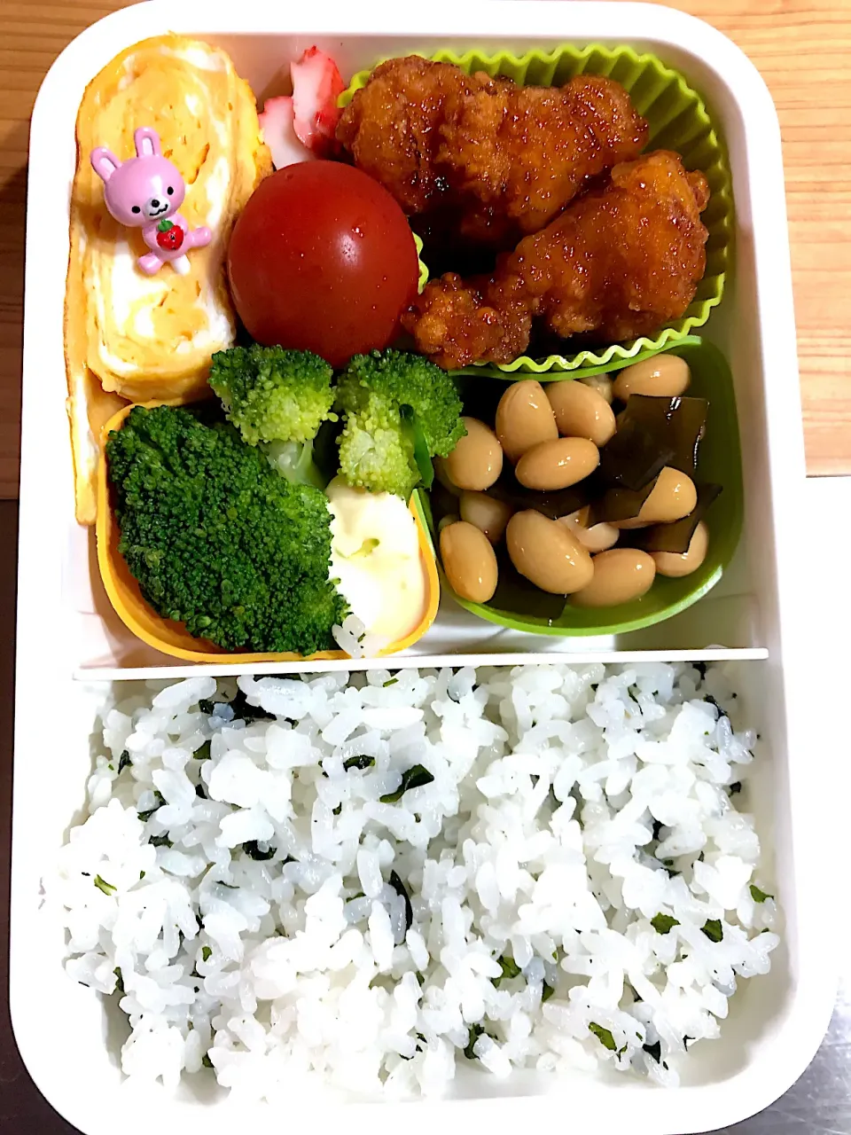 Snapdishの料理写真:37日目 唐揚げ弁当|mikoさん