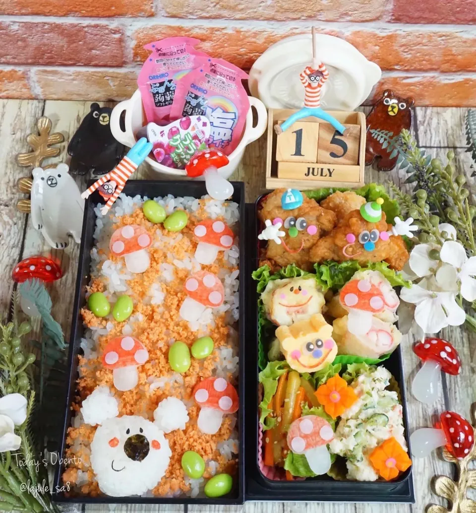 きのこ🍄ぉ弁当🌈|La-Jule Sa8さん