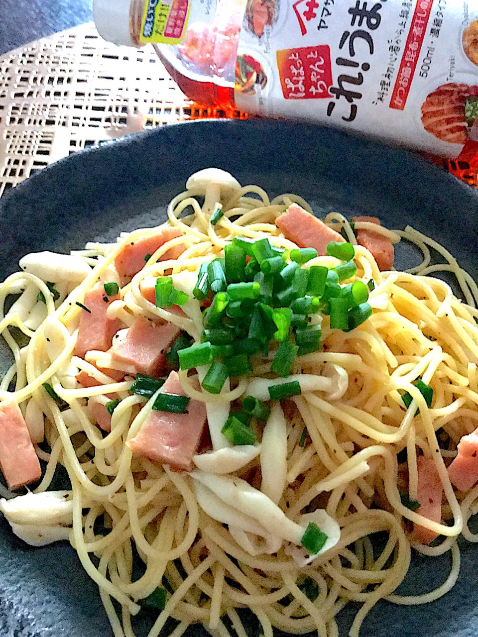 これ!うま!!つゆのスパムとエリンギのパスタ💕💕💕|🌺🌺Foodie🌺🌺さん