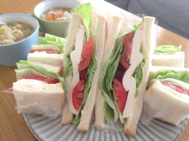 ✽サンドイッチ朝食🥪✽|＊抹茶＊さん