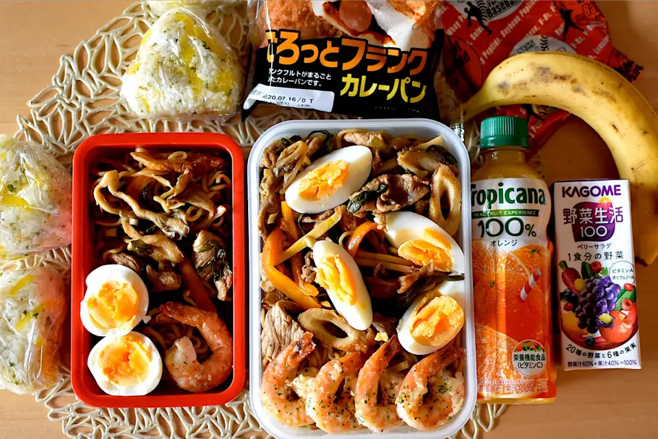 #お弁当 #息子弁当 #高校生男子弁当 #男子弁当 #高校球児弁当  #豊かな食卓 #タッパー弁当 #焼きそば弁当 #自分弁当|dra-kichiさん