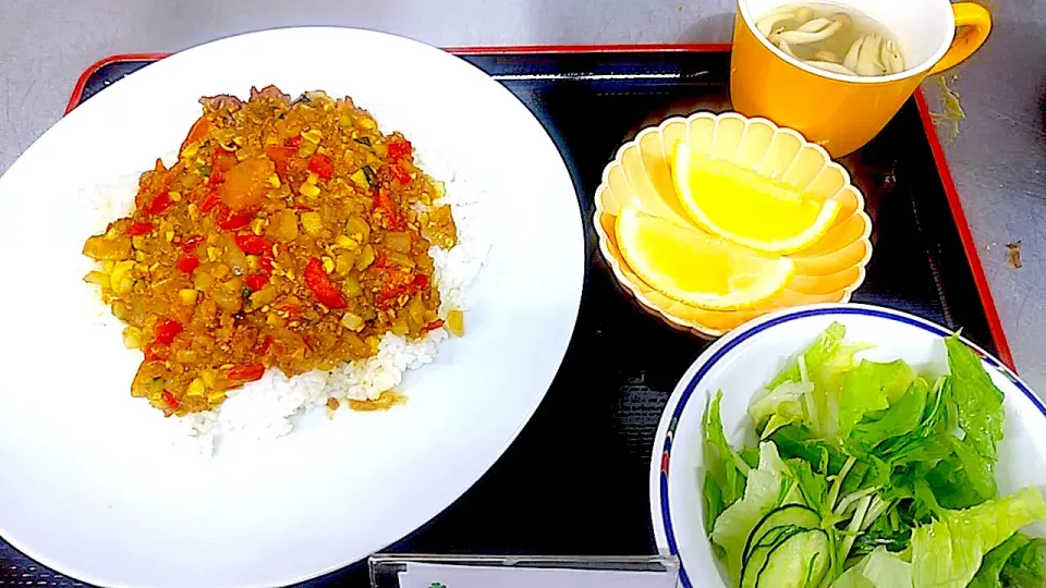 野菜たっぷりキーマカレーセット|nyama1さん