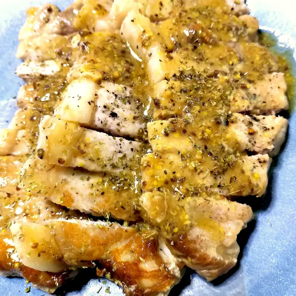 （きょうの料理）ポークステーキ粒マスタードソース|Takkiさん