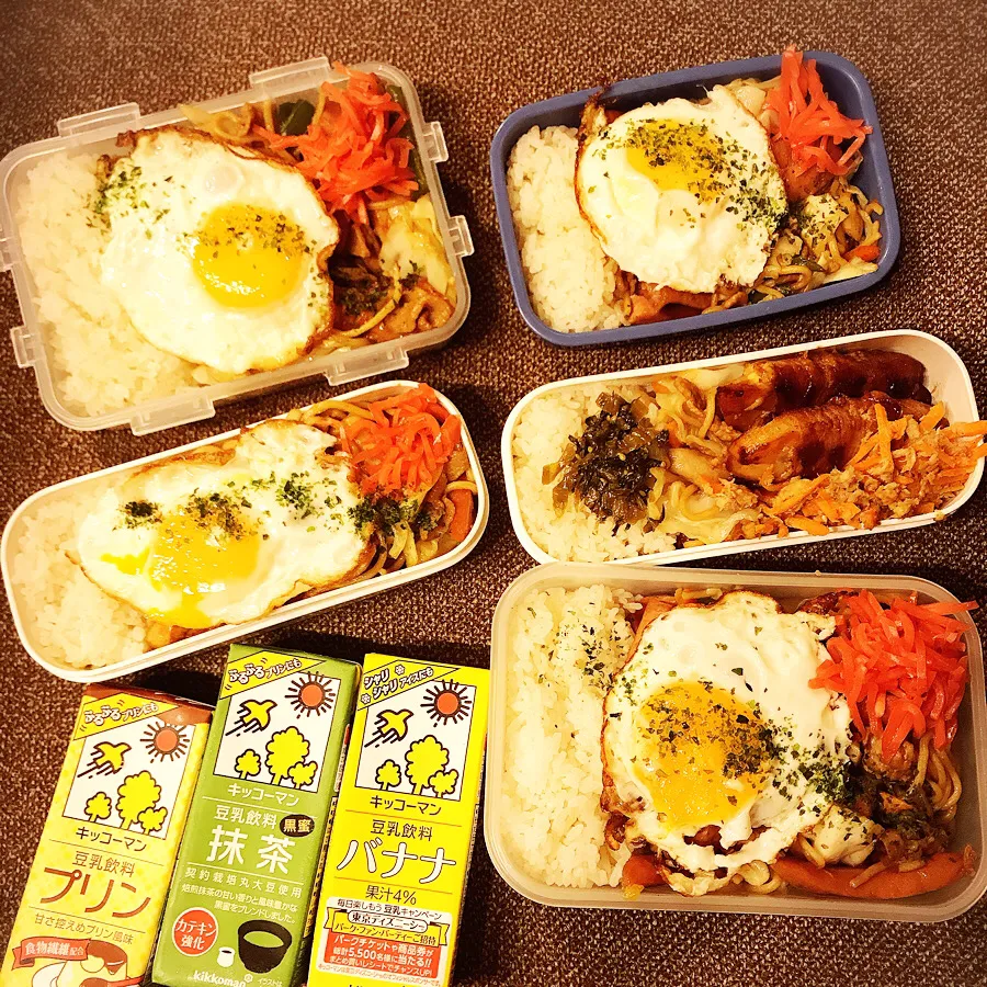 Snapdishの料理写真:家族弁当7月15日|hatabowwyomeさん