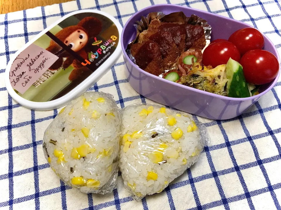 Snapdishの料理写真:2020.7.14 長男のお弁当|Yoko  Ikedaさん