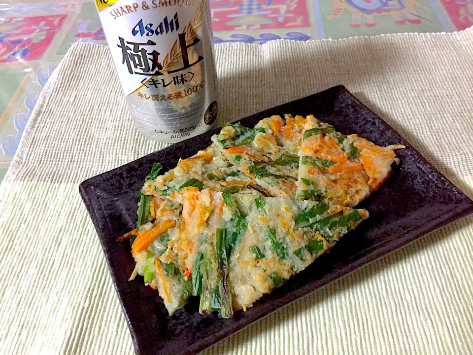 じゃがいものすりおろしで モチモチチヂミ|Emiさん