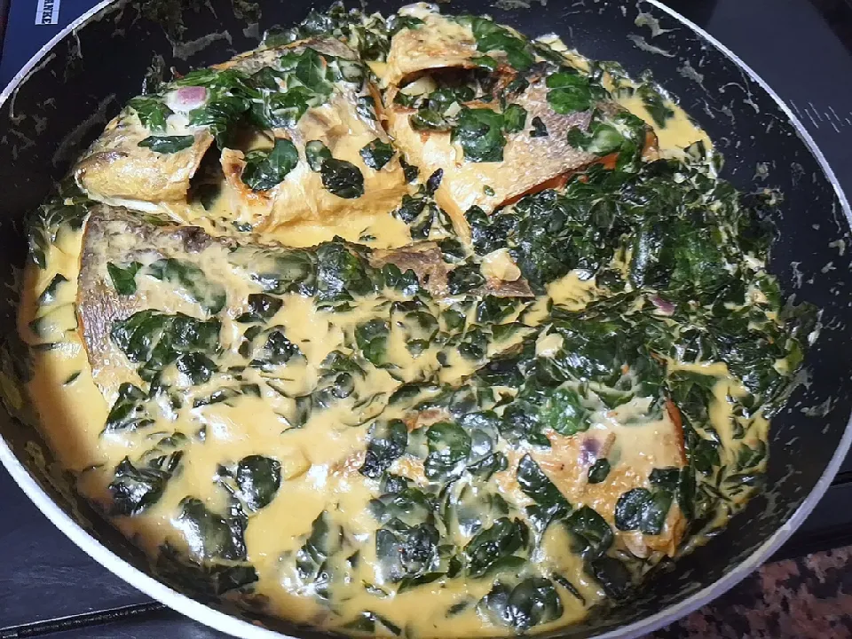 Fish with Malunggay leaves in coconut milk|Nerisaさん