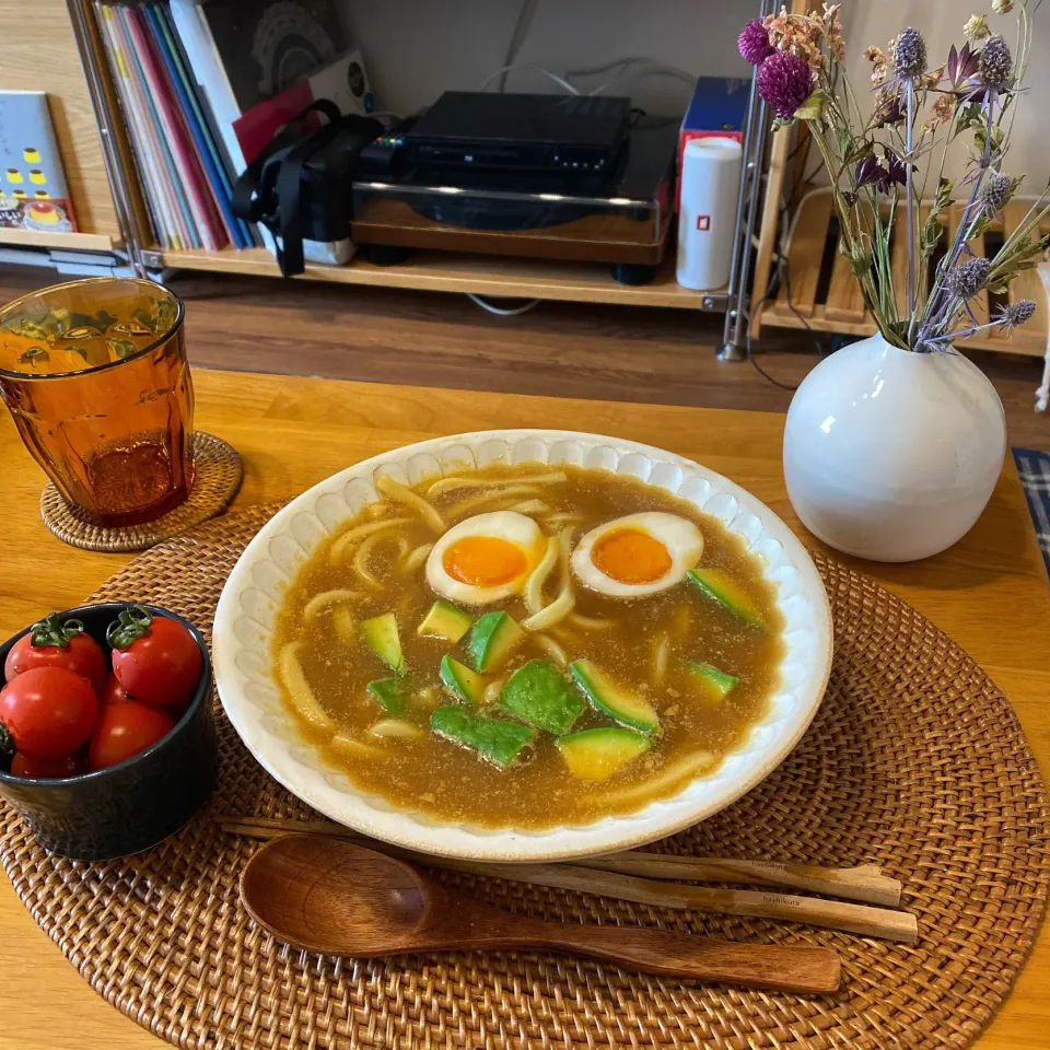 カレーうどん|もこもこさん