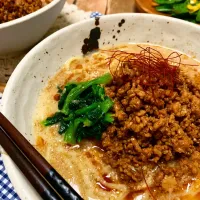 Snapdishの料理写真:焼きそば麺で簡単！ピリッと香る坦々麺|珠璃さん