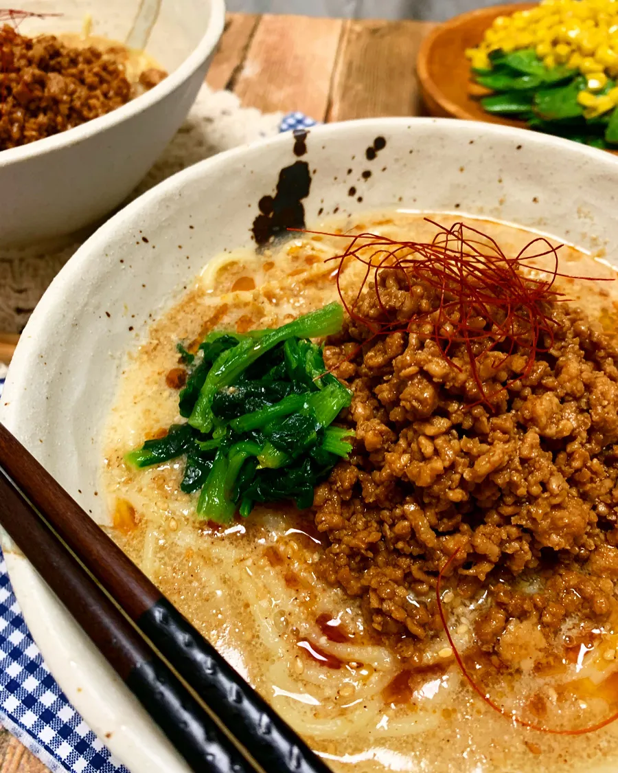 焼きそば麺で簡単！ピリッと香る坦々麺|珠璃さん