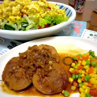 Snapdishの料理写真:豚ヒレの生姜焼き|ウララさん