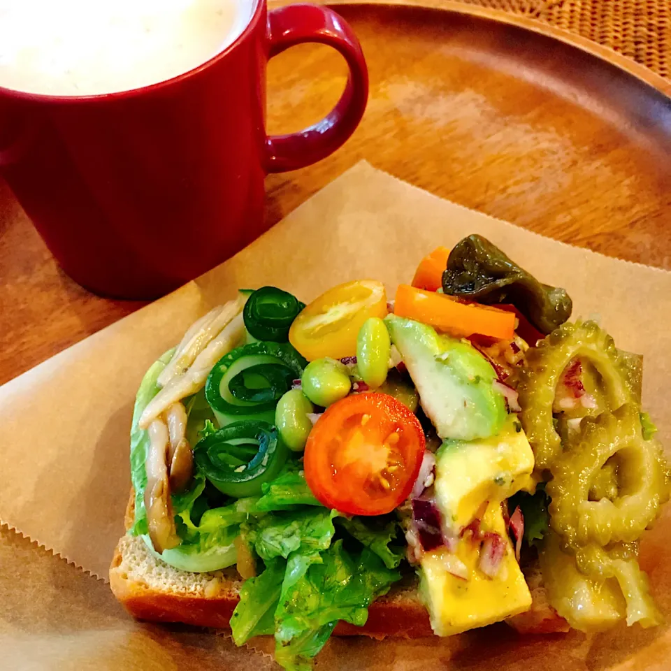 Snapdishの料理写真:openfacedsandwich😋|kyon2さん