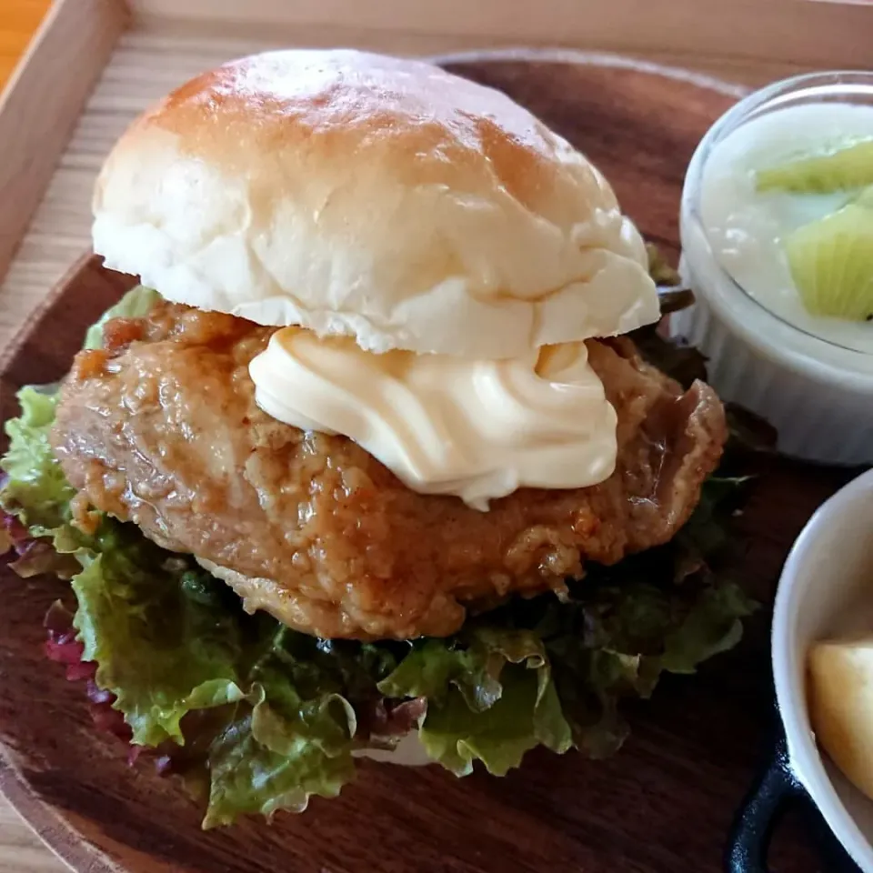 照り焼きチキンバーガー|まりさん