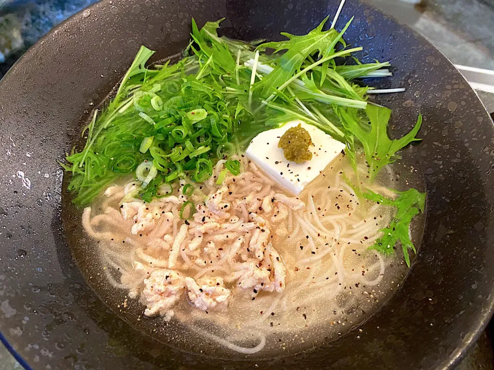 yokoさんの料理 休日の水曜日✨ 

今朝の朝御飯は、クリームチーズにゅうめん♪|yokoさん