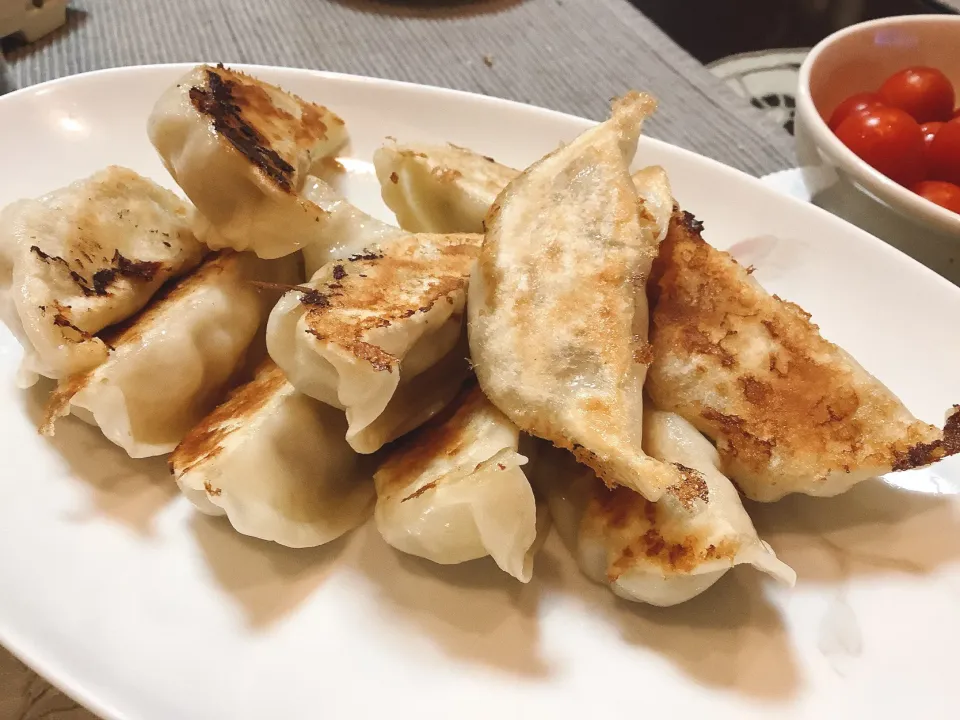 ビール🍺のおつまみ😋餃子🥟|アライさんさん