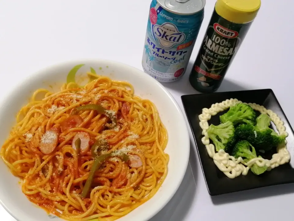 今宵は、濃厚ナポリタン🍝🥦|Kojiさん