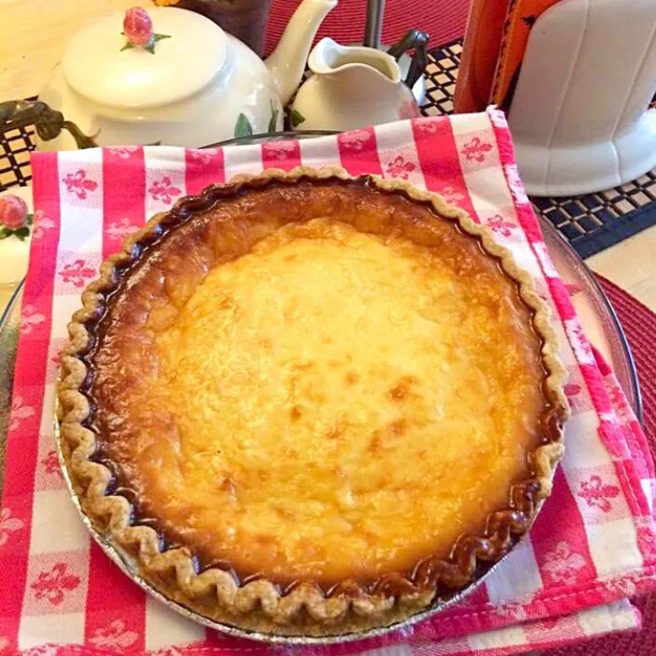 Egg Custard Pie 🥧|🌺IAnneさん