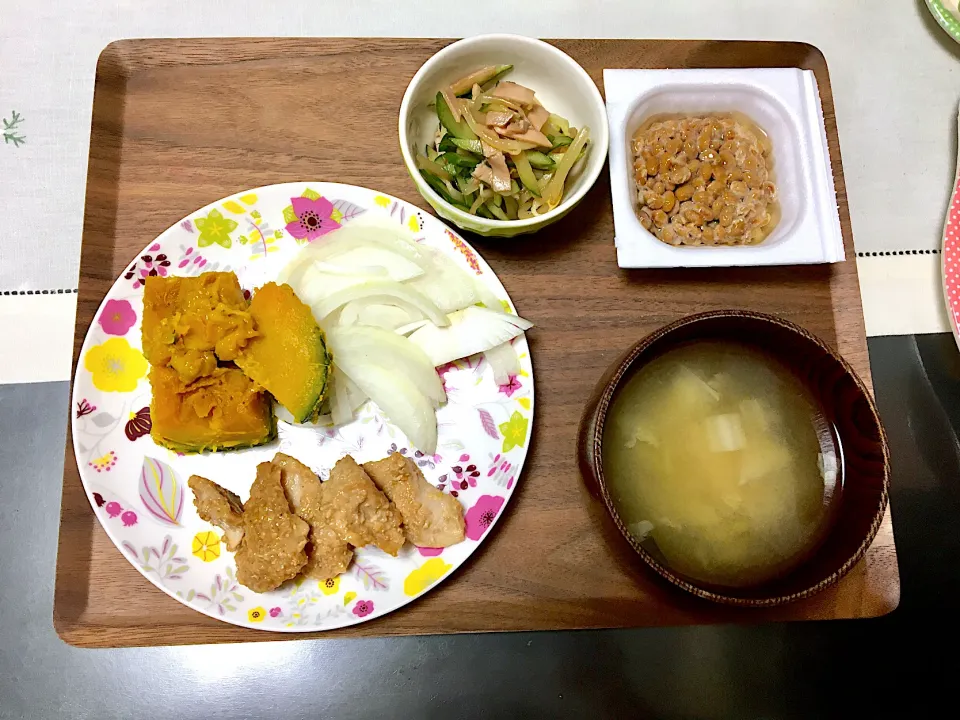 鶏肉の胡麻味噌和えのご飯|みよさん