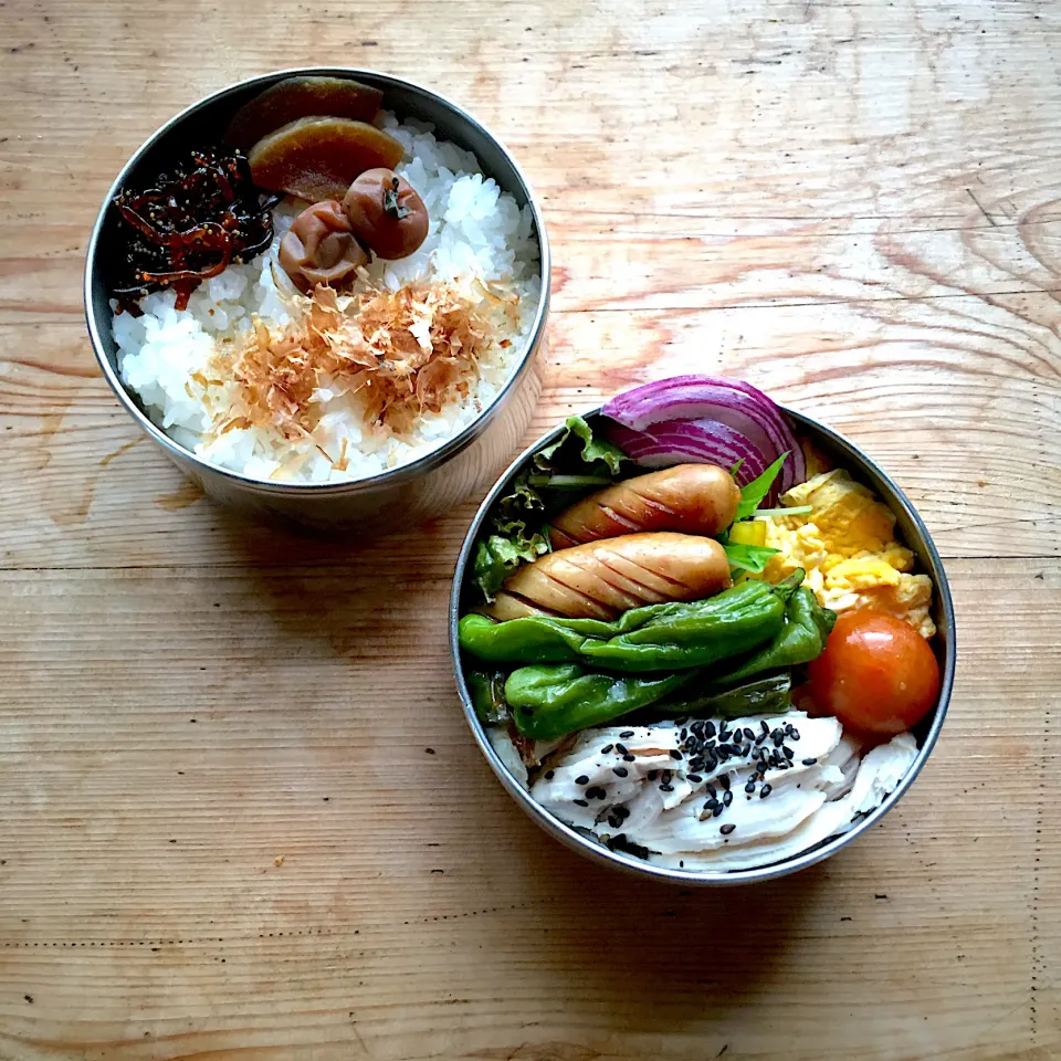 Snapdishの料理写真:今日のお弁当‼︎ 17 July|Yoshinobu Nakagawaさん