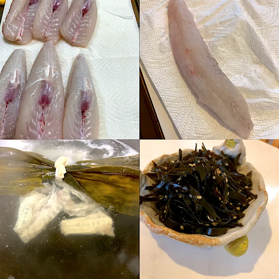 ショウサイフグ3枚下ろし。昆布佃煮|nakanoriさん