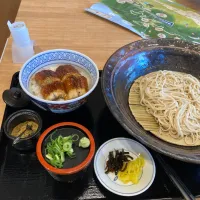 Snapdishの料理写真:うな丼セット@うどんウエスト福間店(新店舗7/15オープン)|kazumiさん