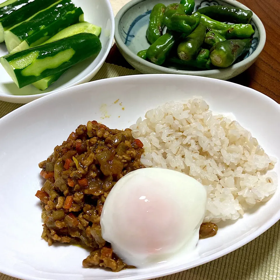 キーマーカレーと夏野菜たち|akkoさん