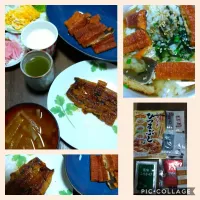 Snapdishの料理写真:ぴっぴさんの料理 もうすぐ丑の日ϵ( 'Θ' )϶グリーンアイナチュラルうなぎ蒲焼とうな次郎を食べ比べてみる。|ぴっぴさん