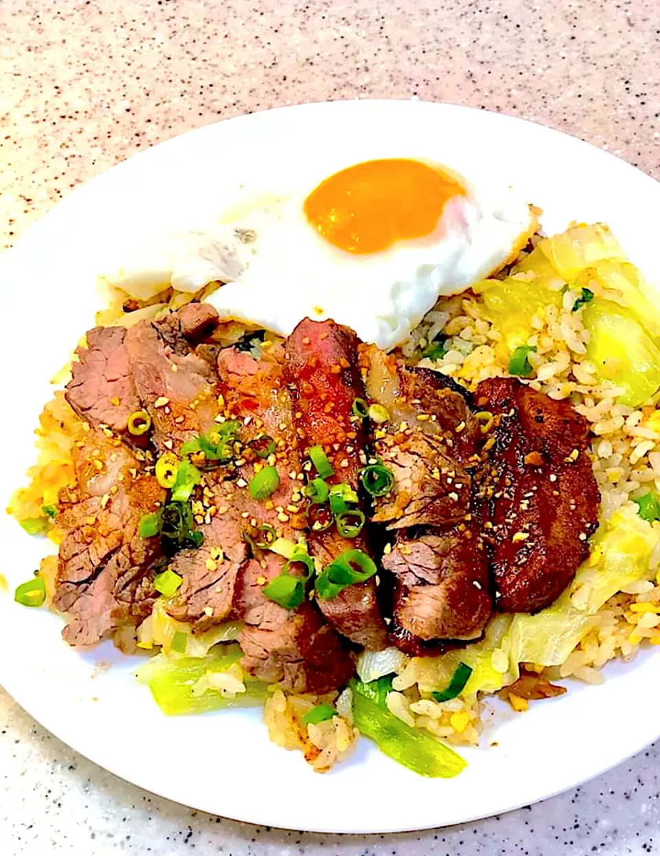 Lettuce Fried Rice w/ Garlic Steak|Ronaさん