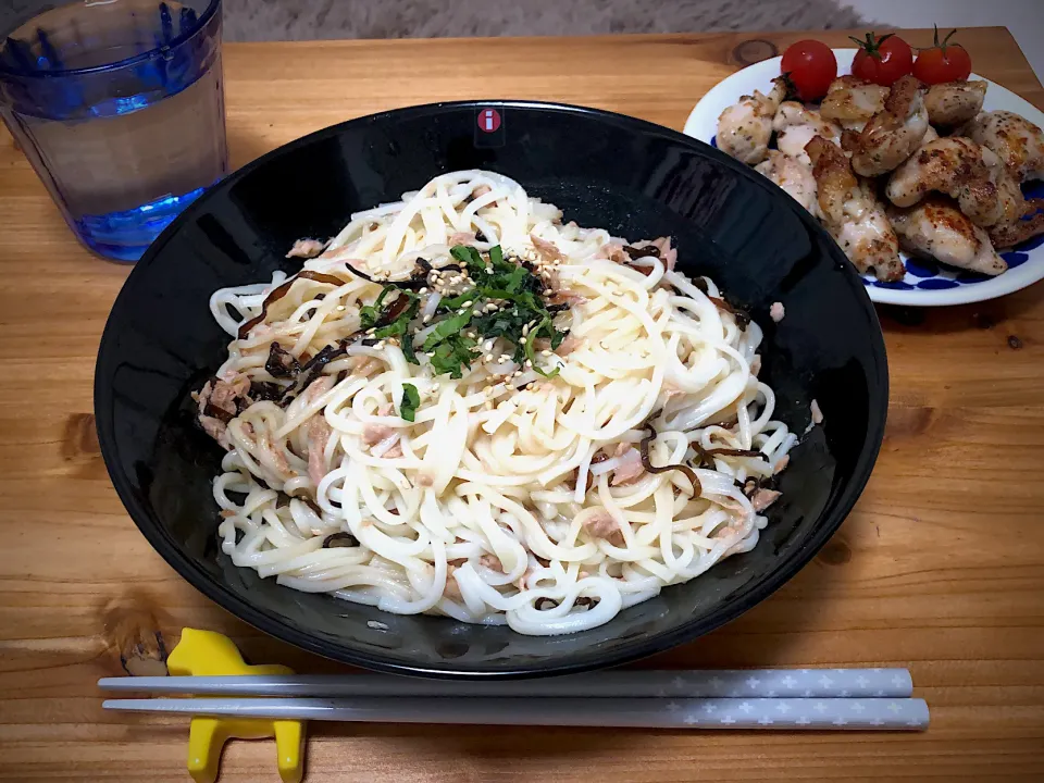 ツナと塩昆布のさっぱりそうめん|saknさん