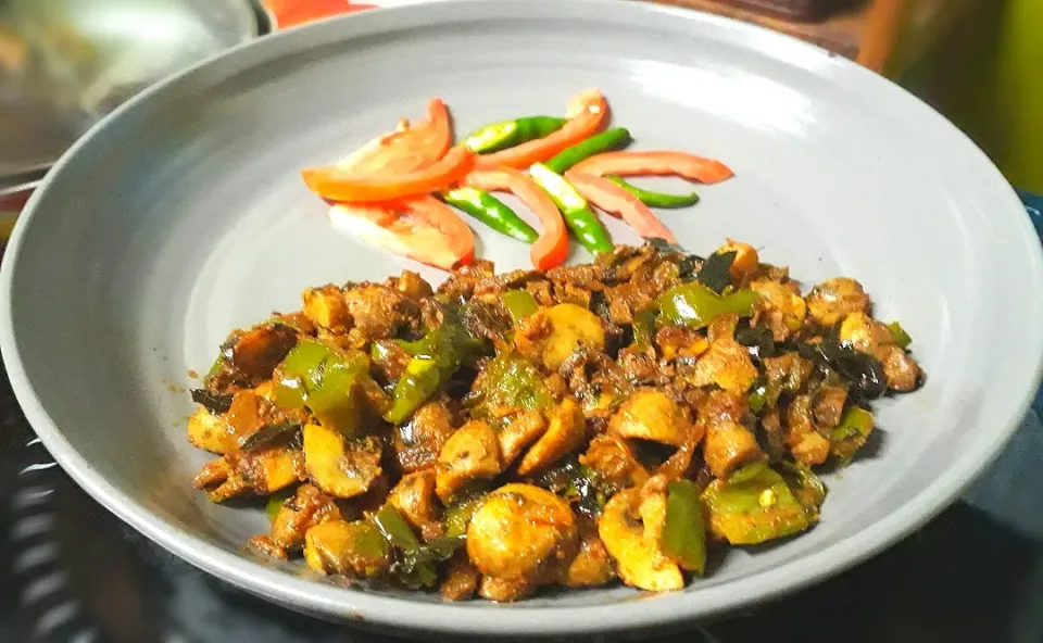 #mushroom chilly fry|RITAさん