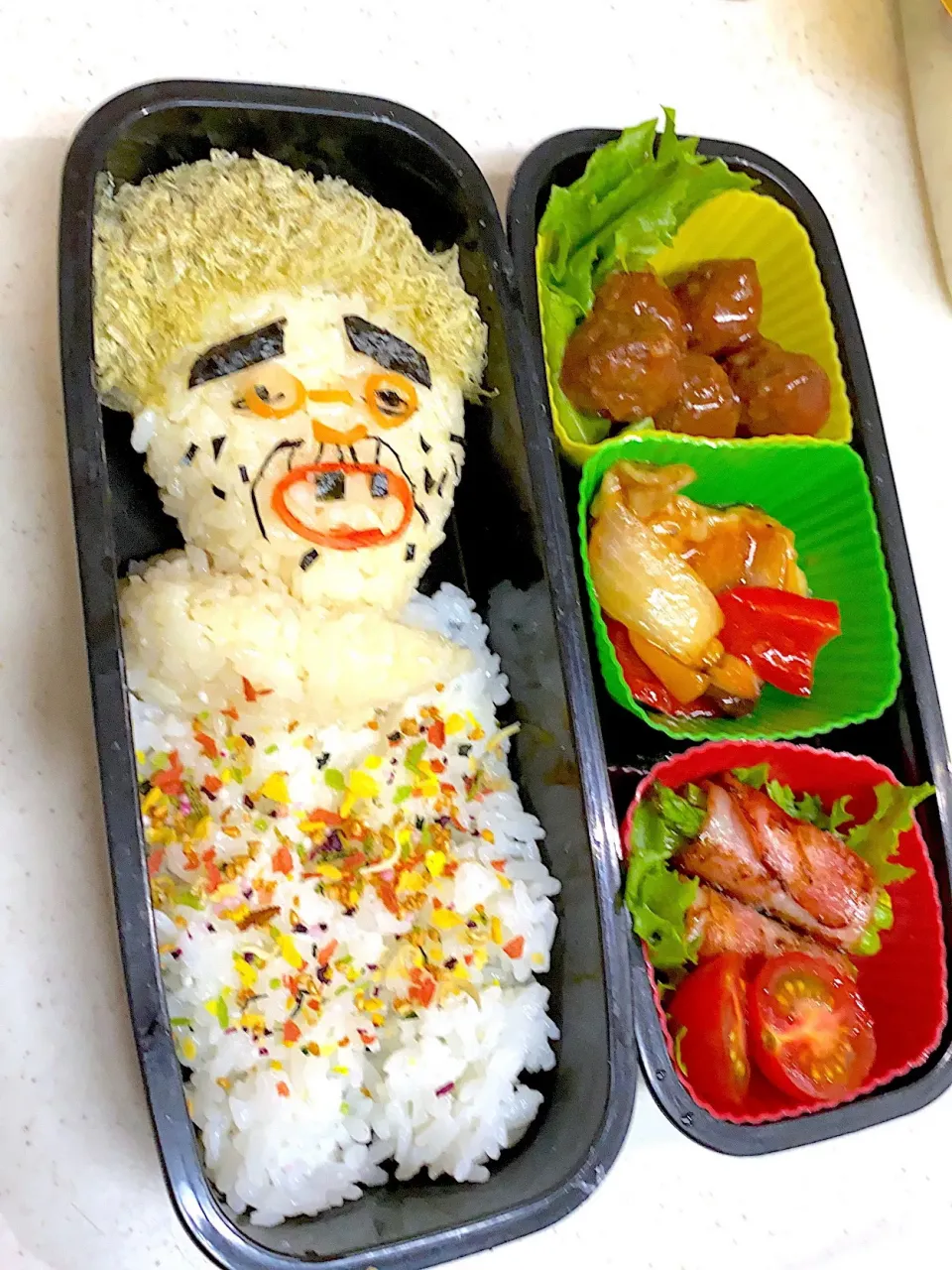 Snapdishの料理写真:ひとみ婆さんアイーン弁当|ゆきᒼᑋªⁿ♥︎さん