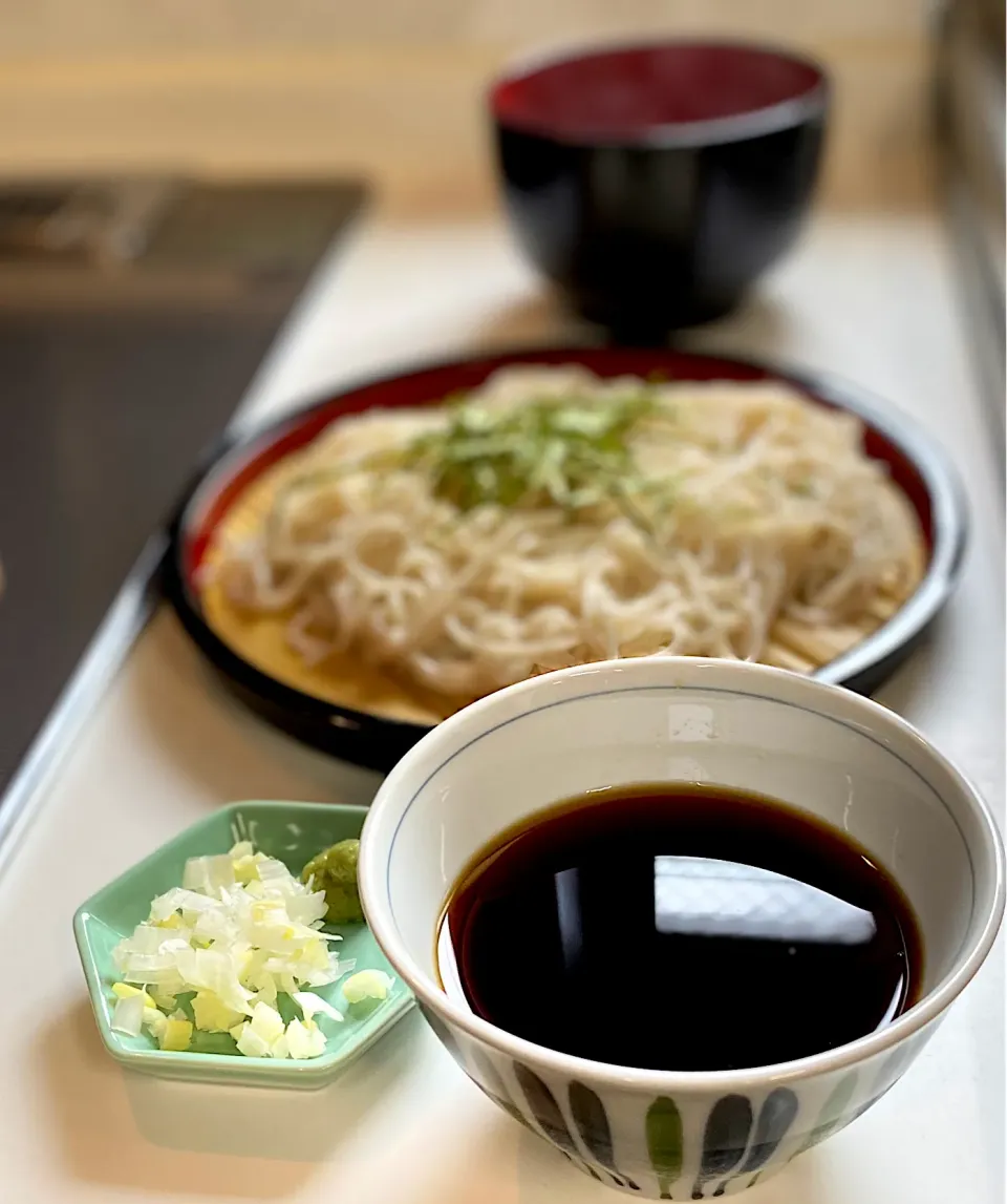 手作り麺つゆでざる蕎麦|かっちゃん杉さん