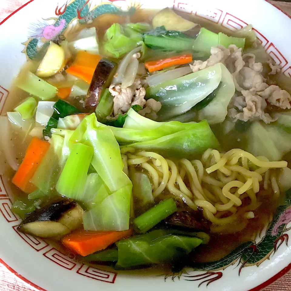 Snapdishの料理写真:野菜あんかけラーメン|純さん