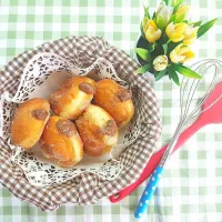 Snapdishの料理写真:My first Bomboloni|Irene Tanさん